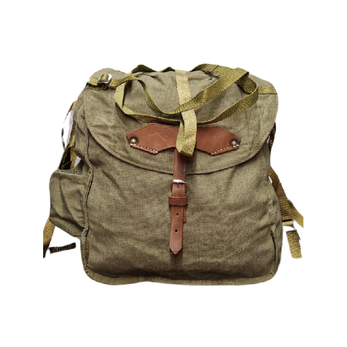 Romanian Vintage Canvas Rucksack