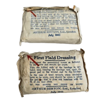 British WW2 Dated Bandages