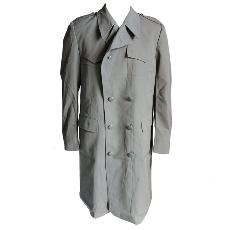 Italian Grey Gaberdine Great Coat